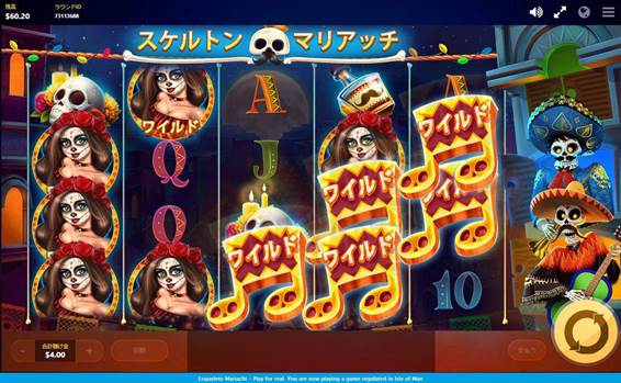 ワイルド多数出現。５枚揃いも