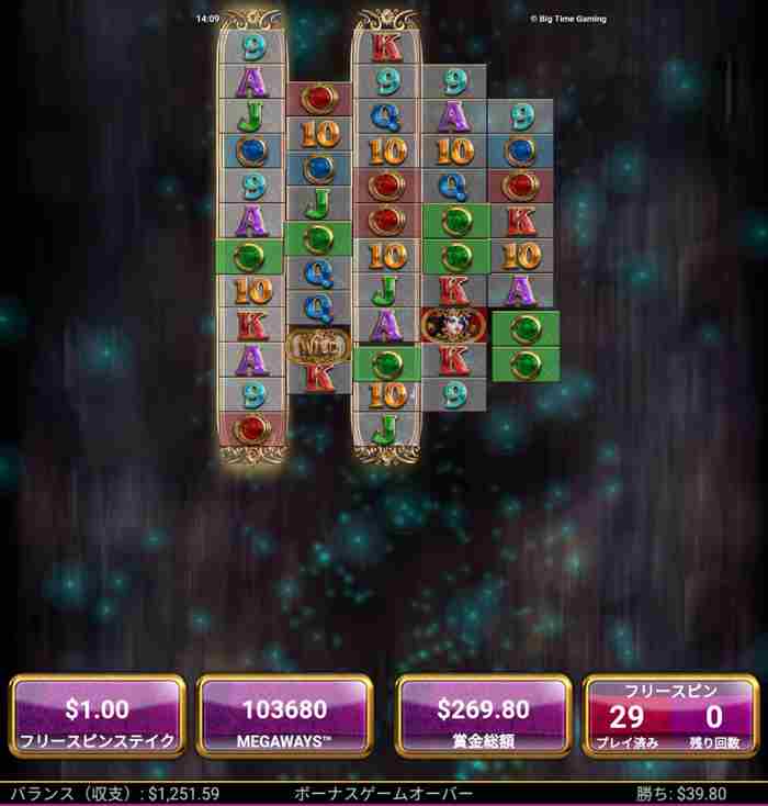 フリスピリザルト画面