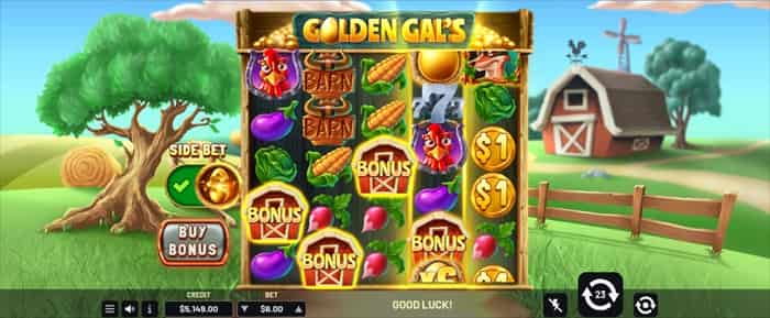 ボーナススキャッター3ツでボーナスに突入