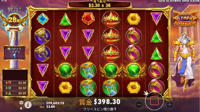 落下配当3.3ドルの40倍